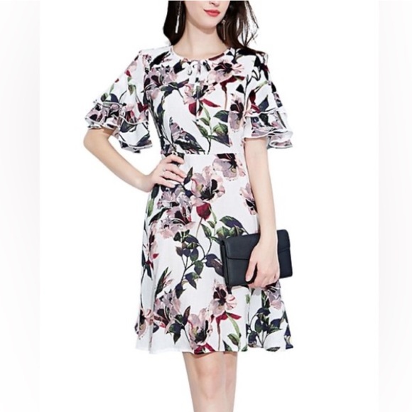 Marina Kaneva Dresses & Skirts - Floral A Line Dress